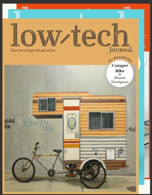 Avec Jacques Tiberi, fondateur du Low-Tech Journal